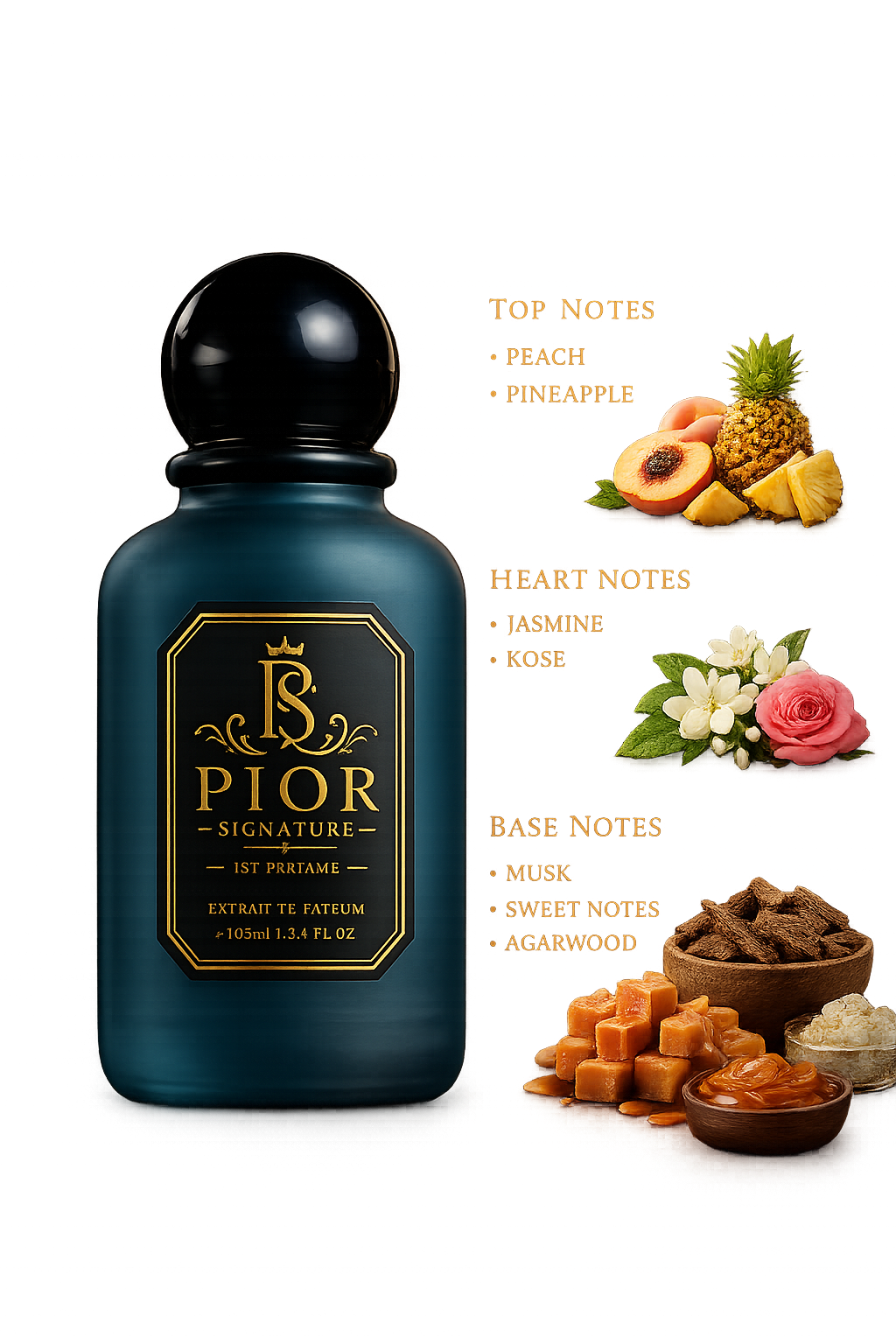 Pior Signature | Luxurious Fruity Floral Fragrance – 50ml