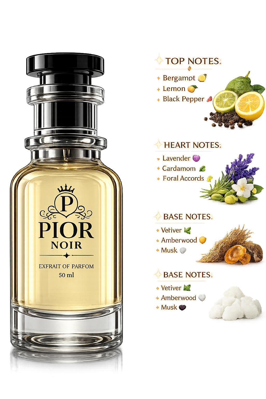 Pior Noir – Inspired by a Modern Executive Fragrance | 50ml Eau De Parfum