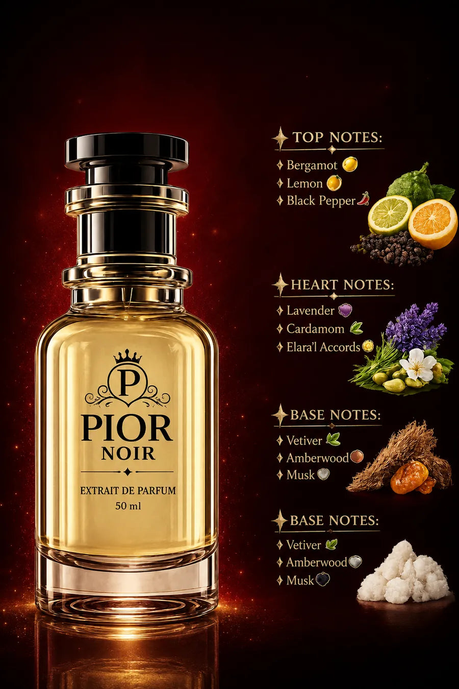 Pior Noir – Inspired by a Modern Executive Fragrance | 50ml Eau De Parfum